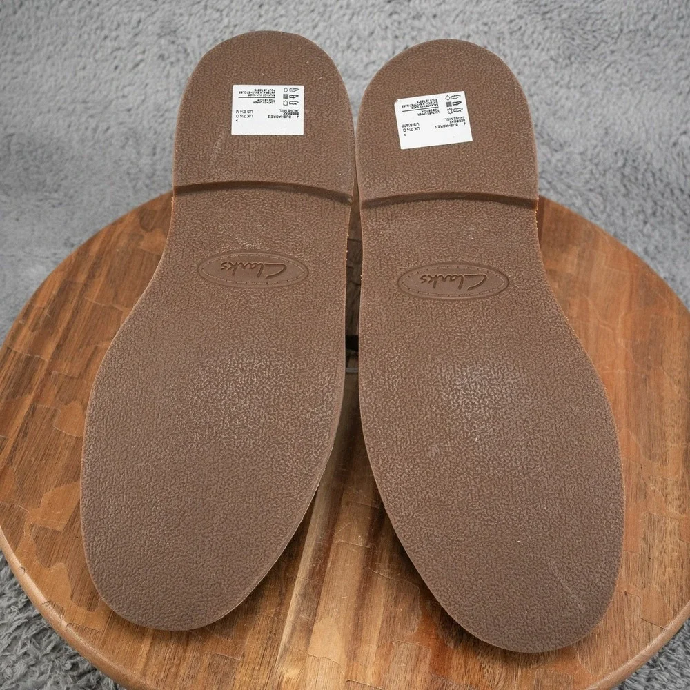 Clarks Originals Bushacre 2 Beeswax Brown Mens 8.5 Leather Chukka‎ Boots 82286
